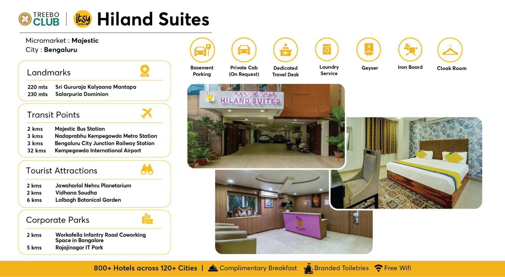 Itsy Hotels Hiland Suites Bangalore Exterior foto